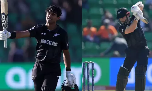 சாம்பியன்ஸ் டிராபி அரையிறுதி: 108 ரன்கள் விளாசிய ரச்சின் ரவீந்திரா- கேன் வில்லியம்சன் அரைசதம்