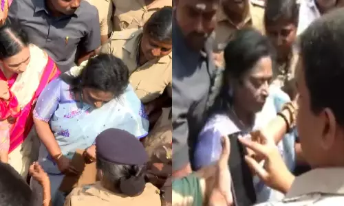 மும்மொழி கொள்கைக்கு ஆதரவாக தடையை மீறி கையெழுத்து இயக்கம் நடத்த முயற்சி.. தமிழிசை சவுந்தரராஜன் கைது