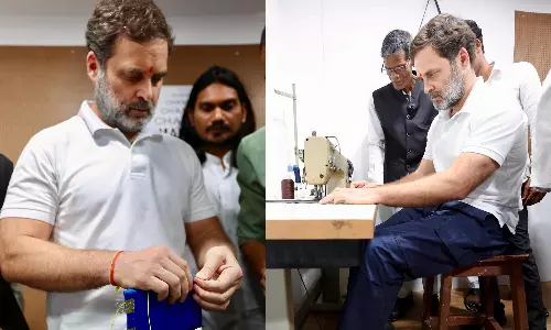 தாராவி குடிசைப்பகுதிக்கு திடீரென வருகை தந்த ராகுல் காந்தி