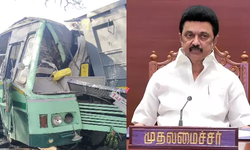 அரசு பேருந்து- லாரி மோதி விபத்து: உயிரிழந்த 4 பேரின் குடும்பத்தினருக்கு நிதியுதவி அறிவிப்பு