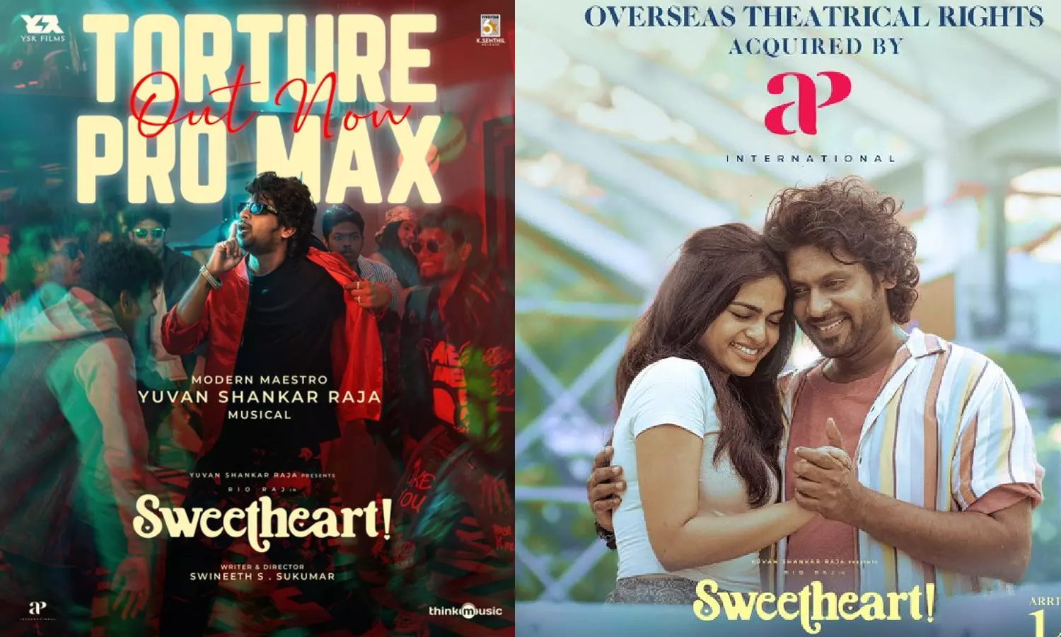 ஸ்வீட்ஹார்ட் படத்தின் ப்ரோமோ பாடல் வெளியானது ஸ்வீட்ஹார்ட் படத்தின் ப்ரோமோ பாடல் வெளியானது