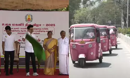 சென்னையில் பிங்க் ஆட்டோ திட்டத்தை தொடங்கி வைத்தார் முதலமைச்சர் மு.க.ஸ்டாலின்