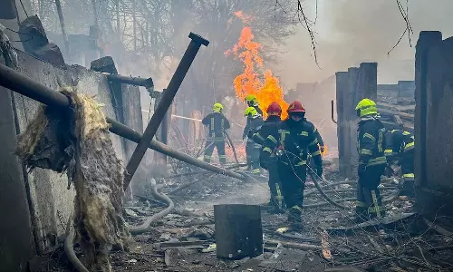 ரஷியா நடத்திய டிரோன் தாக்குதல்: உக்ரைனில் 20 பேர் பலி