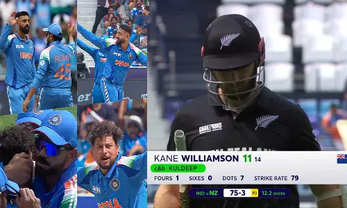 சாம்பியன்ஸ் டிராபி இறுதிப்போட்டி: 20 ஓவர் முடிவில் நியூசிலாந்து 101/3