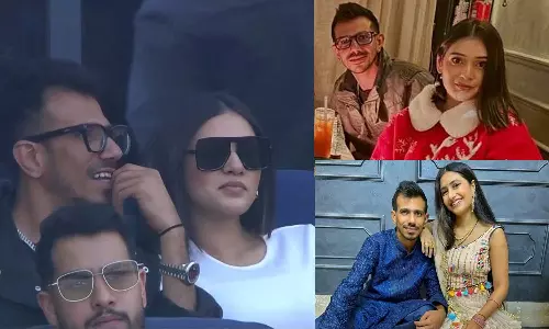 விவாகரத்து சர்ச்சை.. துபாய் மைதானத்தில் பிரபல பெண் RJ உடன் சாஹல் - வைரலாகும் புகைப்படம்