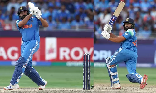 அதிரடி அரைசதம் அடித்து அவுட்டானார் ரோகித்.. 30 ஓவர் முடிவில் இந்தியா 136/3