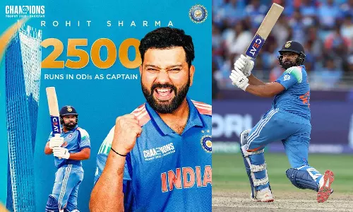 ஒருநாள் போட்டிகளில் கேப்டனாக 2,500 ரன்களை நிறைவு செய்தார் ரோகித்