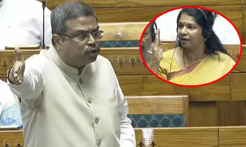 தமிழ்நாட்டு எம்.பி.க்கள் நாகரீகமற்றவர்கள் - கண்டனத்திற்கு பணிந்த தர்மேந்திர பிரதான்