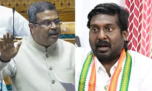 தமிழக மக்களிடம்  அமைச்சர் தர்மேந்திர பிரதான் மன்னிப்பு கேட்க வேண்டும்- விஜய் வசந்த் MP வலியுறுத்தல்