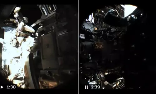 விண்வெளியில் செயற்கைக்கோள்களை பிரிக்கும் ஸ்பேடெக்ஸ் திட்டம் வெற்றி: இஸ்ரோ பெருமிதம்