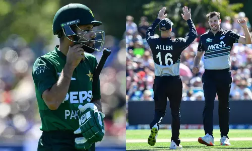 முதல் டி20 போட்டி: பாகிஸ்தானை 91 ரன்களில் சுருட்டிய நியூசிலாந்து