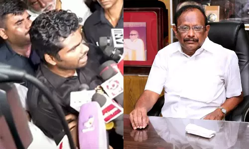 தமிழக சட்டத்துறை அமைச்சர் ரகுபதி ஒரு கிரிமினல்- அண்ணாமலை ஆவேசம்