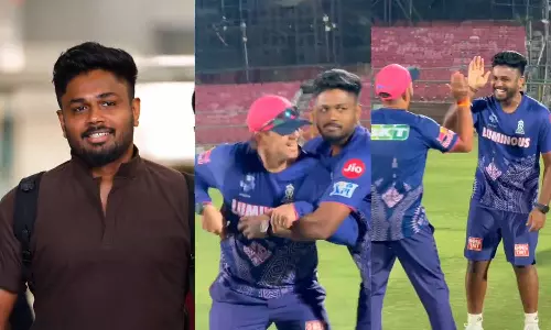 சேட்டன் வந்தல்லே.. சேட்டை செய்ய வந்தல்லே.. ராஜஸ்தான் அணியில் இணைந்த சஞ்சு