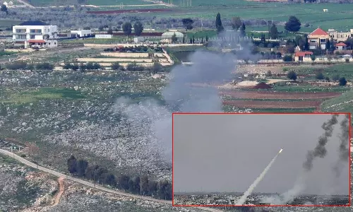 லெபனானில் இருந்து ராக்கெட் தாக்குதல்: பதிலுக்கு கடும் தாக்குதல் நடத்திய இஸ்ரேல்