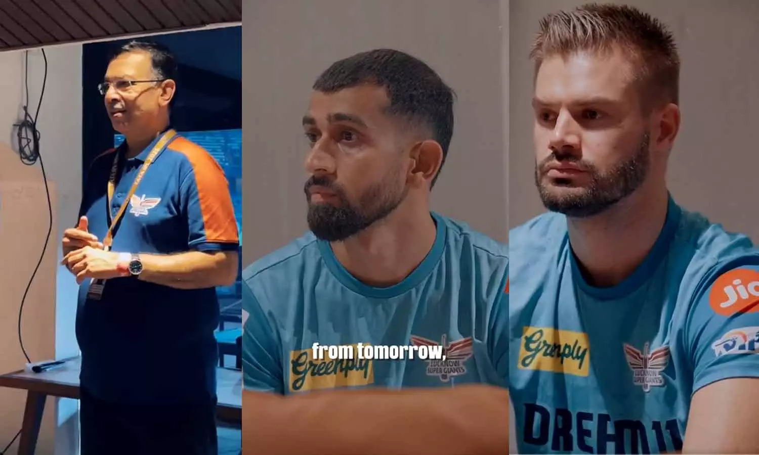 வீடியோ: முதல் போட்டியிலேயே வீரர்களின் டிரஸ்ஸிங் ரூமுக்கு சென்ற கோயங்கா.. அங்கு கூறியது என்ன? வீடியோ: முதல் போட்டியிலேயே வீரர்களின் டிரஸ்ஸிங் ரூமுக்கு சென்ற கோயங்கா.. அங்கு கூறியது என்ன?