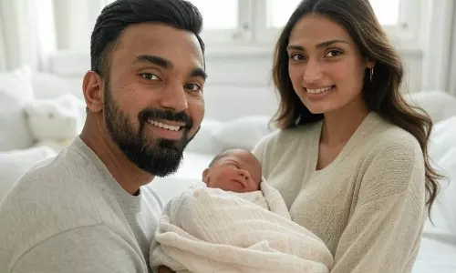 பெண் குழந்தைக்கு அப்பா ஆனார் கே.எல். ராகுல்..  திரைபிரபலங்கள், கிரிக்கெட் வீரர்கள் வாழ்த்து