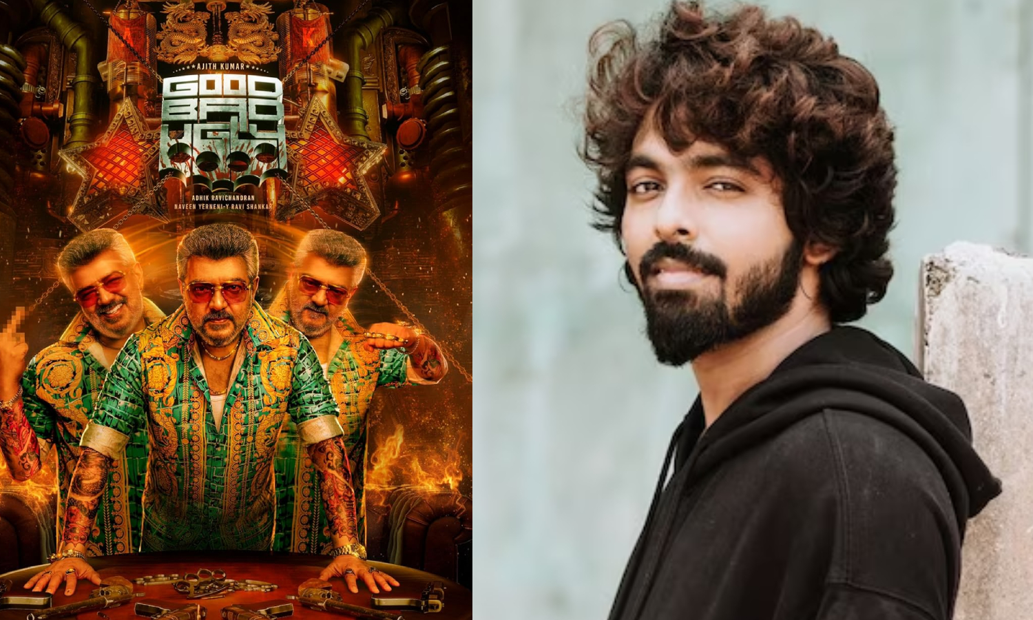 Good Bad Ugly படத்தின் இசை அப்டேட் கொடுத்த ஜி.வி பிரகாஷ் Good Bad Ugly படத்தின் இசை அப்டேட் கொடுத்த ஜி.வி பிரகாஷ்