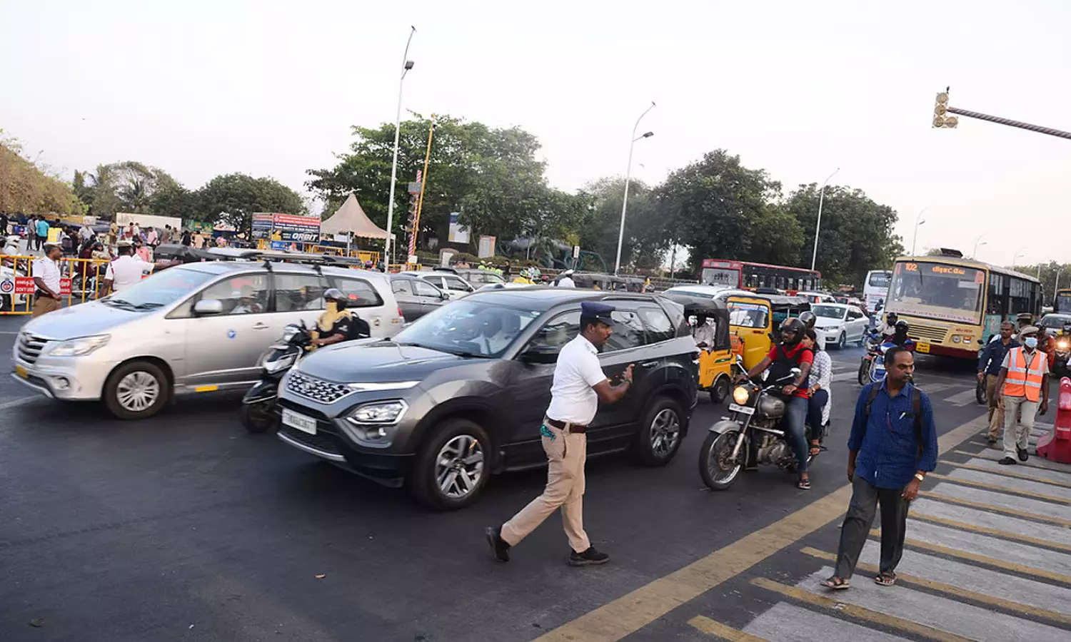 ஐ.பி.எல் போட்டி- சென்னையில் போக்குவரத்து மாற்றம்