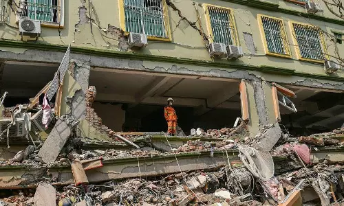 மியான்மரில் மீண்டும் நிலநடுக்கம்.. ரிக்டர் அளவில் 5.1 ஆக பதிவு