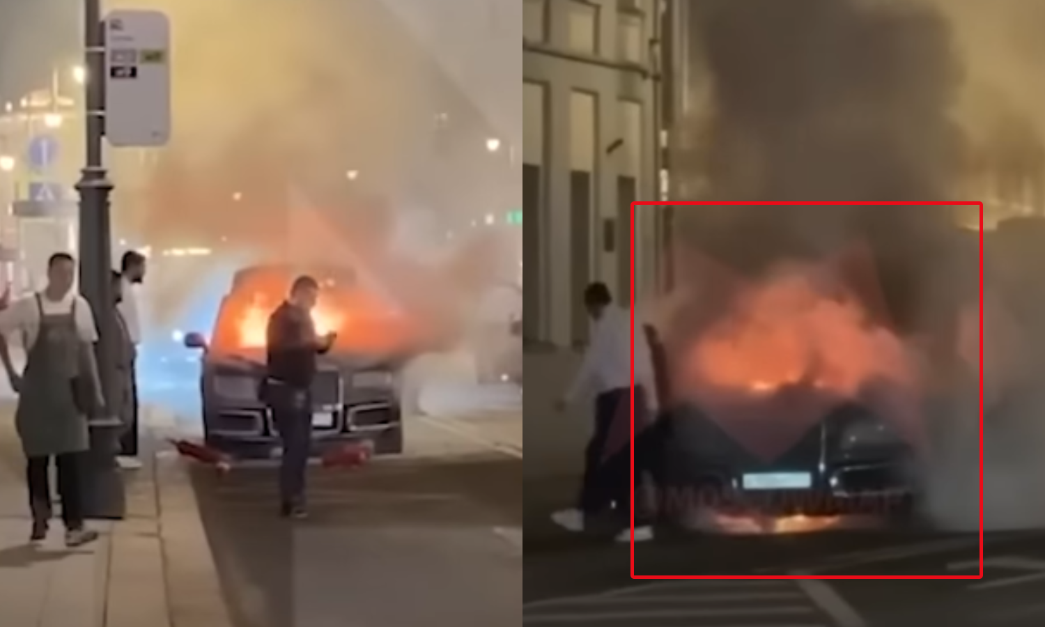 தீப்பிடித்து எரிந்த கார்... கொலை முயற்சியில் தப்பிய அதிபர் புதின்?