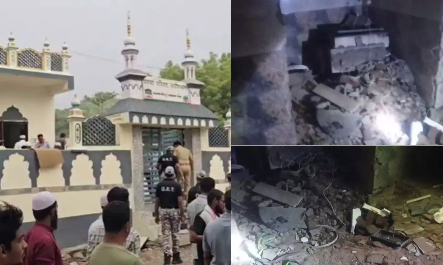 மகாராஷ்டிரா: மசூதியில் ஜெலட்டின் குச்சிகள் வெடிப்பு - 2 பேர் கைது!