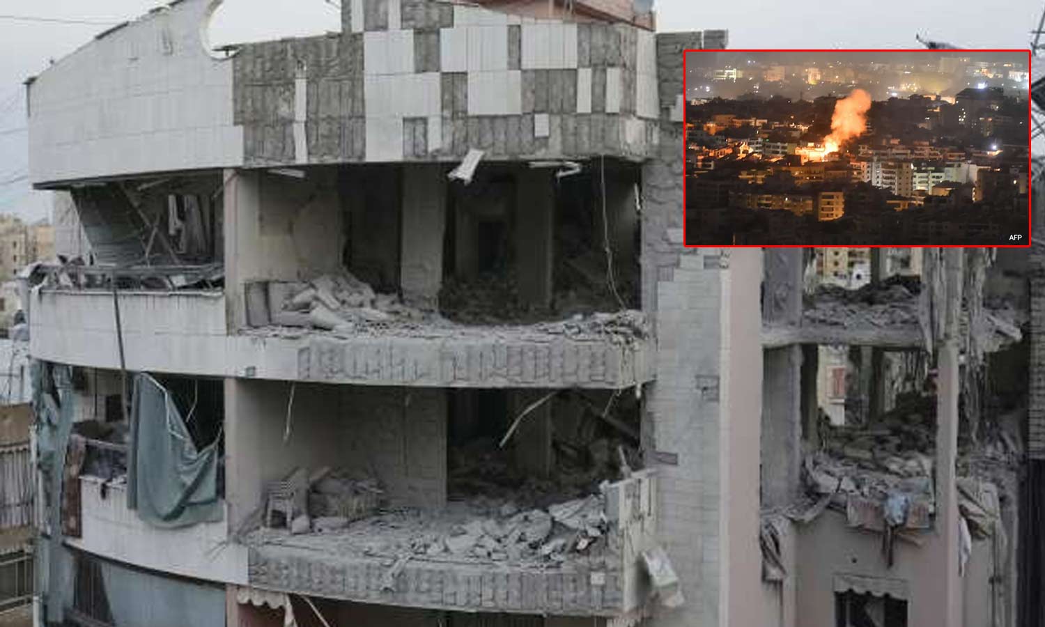 லெபனானின் பெய்ரூட் தெற்குப் பகுதியில் வான்தாக்குதல் நடத்திய இஸ்ரேல்: 3 பேர் உயிரிழப்பு