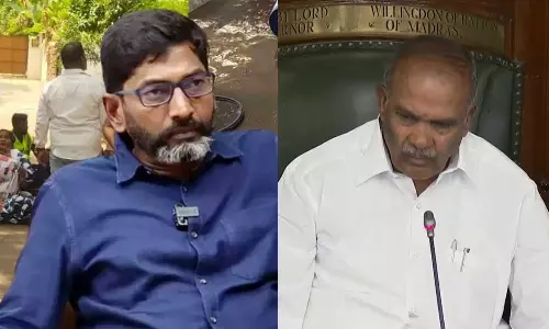 சவுக்கு சங்கர் வீடு தாக்கப்பட்ட விவகாரம்... அதிமுகவின் கோரிக்கையை நிராகரித்த சபாநாயகர் அப்பாவு