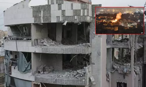 லெபனானின் பெய்ரூட் தெற்குப் பகுதியில் வான்தாக்குதல் நடத்திய இஸ்ரேல்: 3 பேர் உயிரிழப்பு