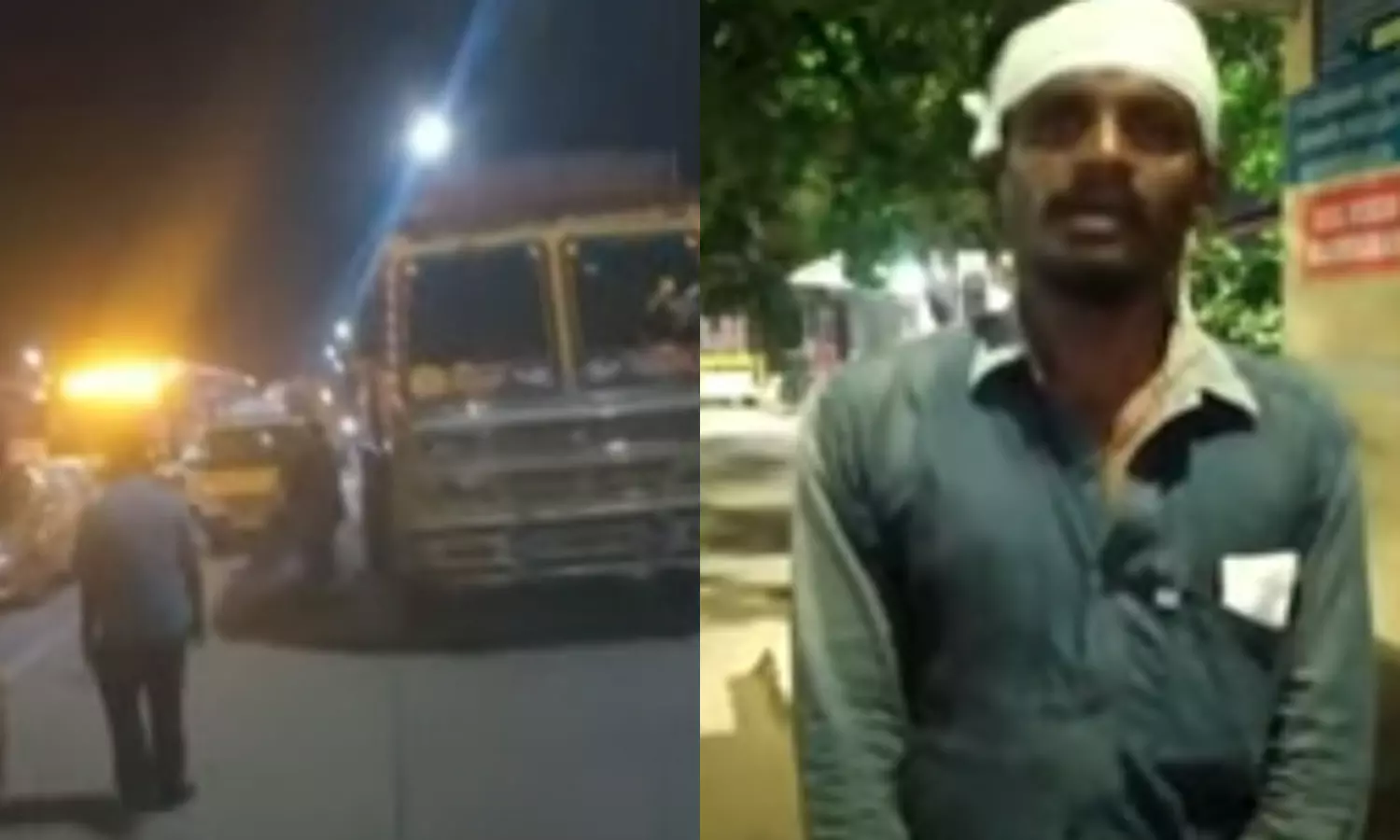 லாரி ஓட்டுநர்களை அரிவாளால் வெட்டி பணம், செல்போன் கொள்ளை லாரி ஓட்டுநர்களை அரிவாளால் வெட்டி பணம், செல்போன் கொள்ளை