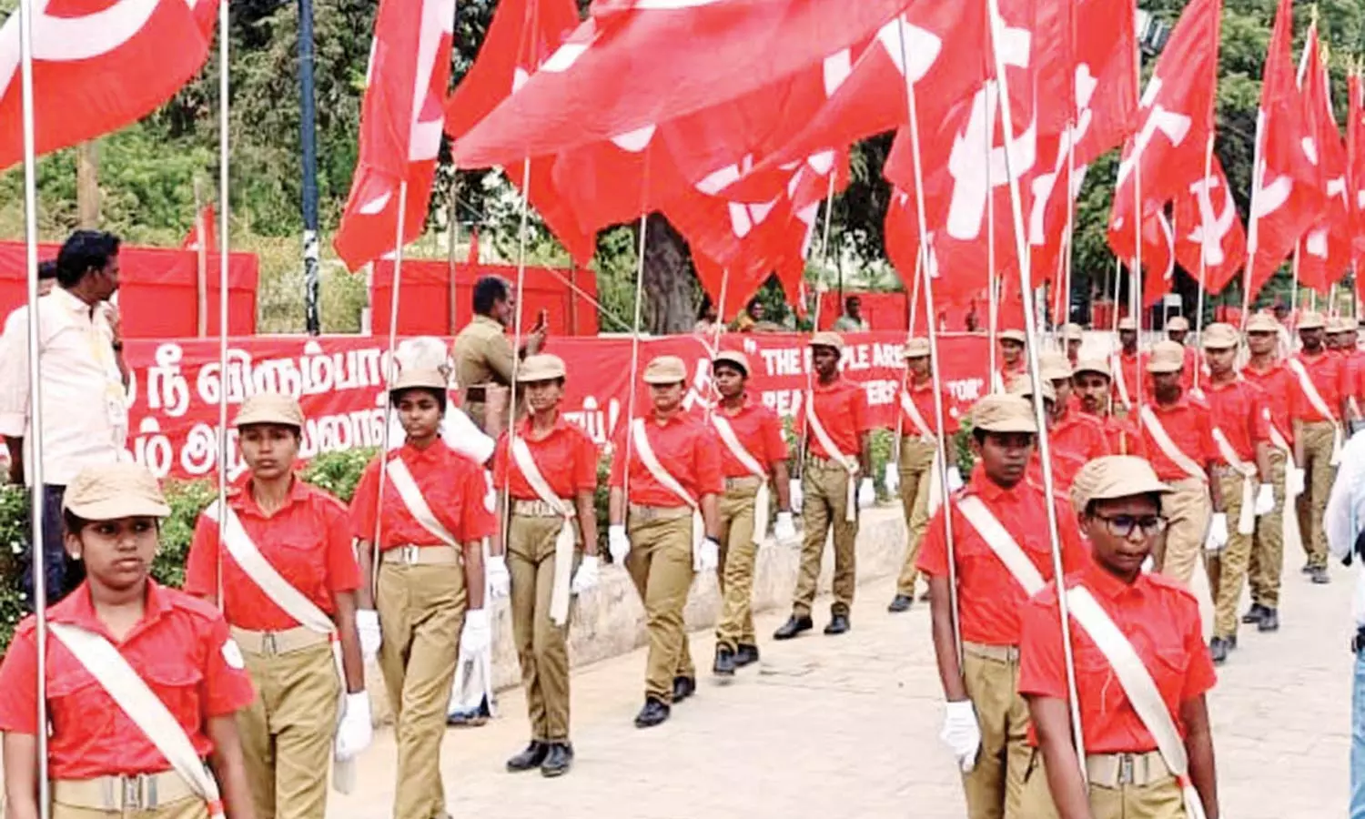 மார்க்சிஸ்ட் கம்யூனிஸ்ட் அகில இந்திய மாநாடு மதுரையில் தொடங்கியது