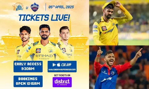 IPL 2025: சேப்பாக்கத்தில் 5ம் தேதி நடைபெறும் CSK Vs DC போட்டிக்கான டிக்கெட் விற்பனை தொடங்கியது