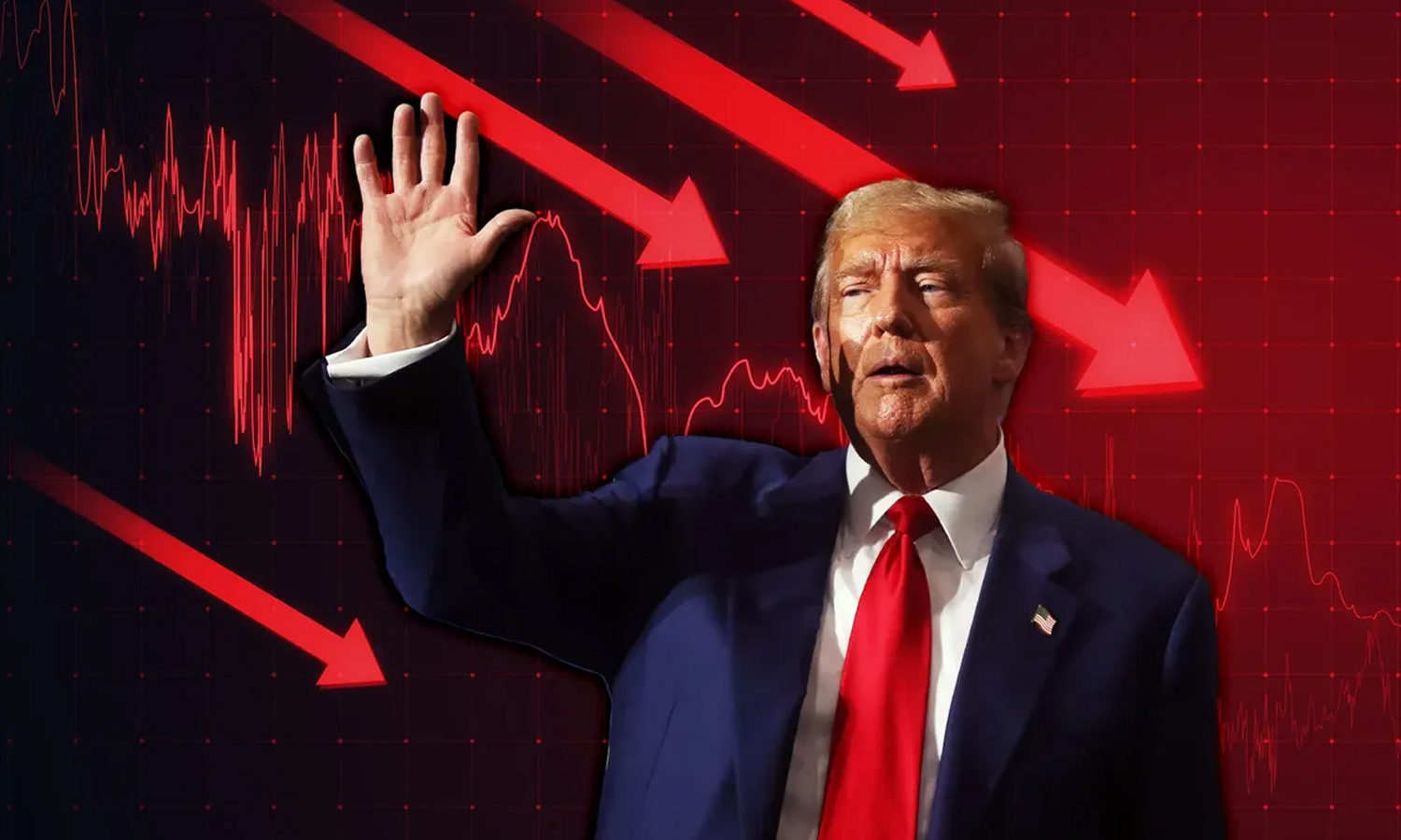 டிரம்ப் வரி விதிப்பு: அமெரிக்க பங்குச் சந்தைகளில் மிகப் பெரிய சரிவு