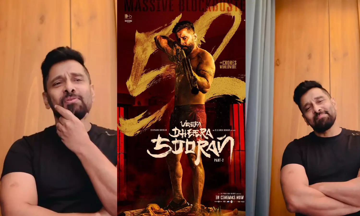 `வீர தீர சூரன் உங்களுக்காக பண்ண படம்- மனமுருகி வீடியோ வெளியிட்ட விக்ரம்