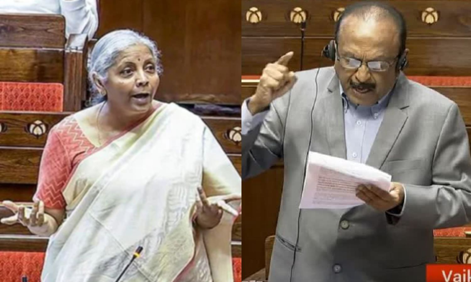 தமிழ்நாட்டுல கால் வை பாக்குறேன்.. வைகோவின் பேச்சால் கொந்தளித்த நிர்மலா சீதாராமன்! தமிழ்நாட்டுல கால் வை பாக்குறேன்.. வைகோவின் பேச்சால் கொந்தளித்த நிர்மலா சீதாராமன்!