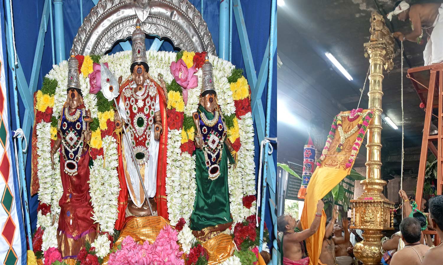 பழனி கோவிலில் பங்குனி உத்திர திருவிழா கொடியேற்றத்துடன் தொடங்கியது