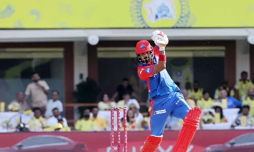 சேப்பாக்கம் ஐபிஎல் போட்டி: CSK-வுக்கு 184 ரன்கள் இலக்காக நிர்ணயித்துள்ளது டெல்லி கேப்பிட்டல்ஸ்