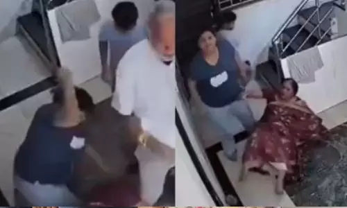 VIDEO: முதியோர் இல்லம் செல்ல மறுத்த மாமியாரை கொடூரமாக தாக்கிய மருமகள்!