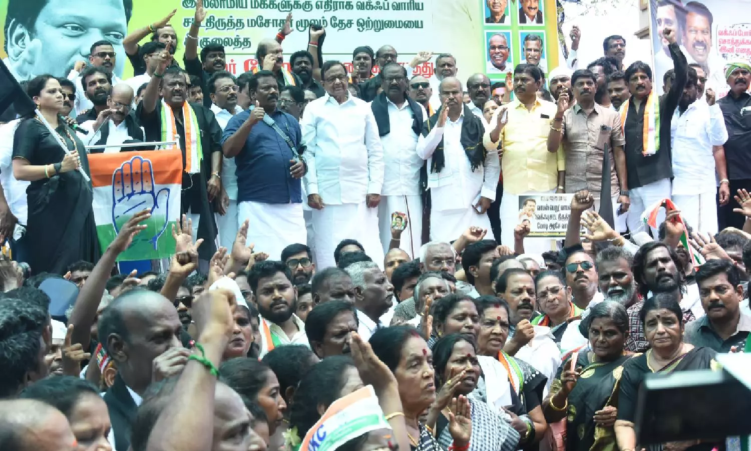 பிரதமர் மோடி வருகை எதிர்த்து சென்னையில் இன்று இந்திய கூட்டணி கட்சிகள் கருப்பு கொடி ஆர்ப்பாட்டம்