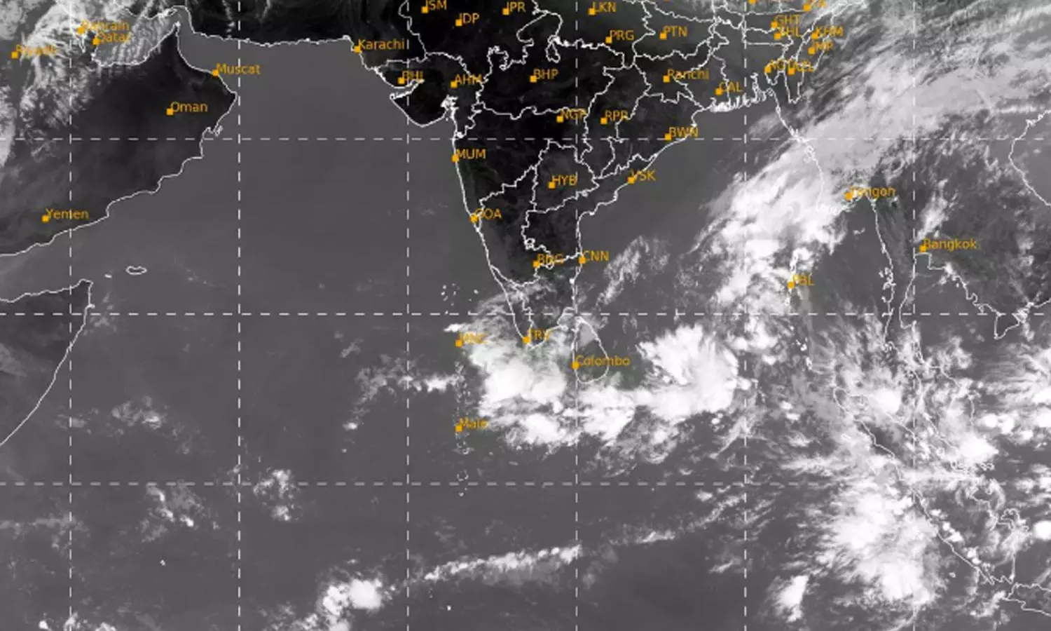 வங்கக்கடலில் குறைந்த காற்றழுத்த தாழ்வு பகுதி உருவானது... வங்கக்கடலில் குறைந்த காற்றழுத்த தாழ்வு பகுதி உருவானது...