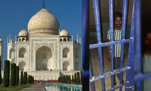 தாஜ்மகாலை பார்வையிட வந்த வெளிநாட்டு சுற்றுலாப் பயணிக்கு பாலியல் தொல்லை.. ஆக்ரா இளைஞர் கைது