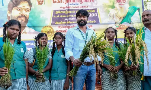 நம்மாழ்வாருக்கு மணிமண்டபம் - தமிழக அரசுக்கு நடிகர் சௌந்தரராஜா வேண்டுகோள்