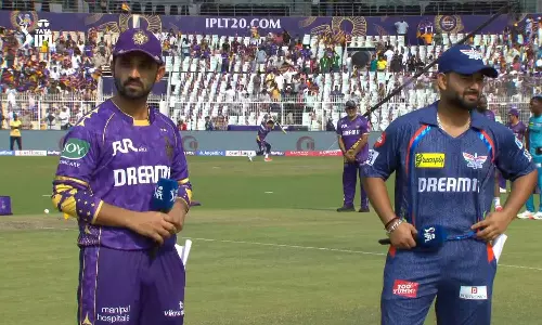 லக்னோ அணிக்கு எதிராக டாஸ் வென்ற கொல்கத்தா அணி பந்து வீச்சு தேர்வு