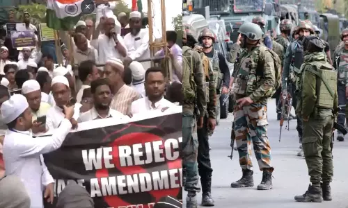 வக்பு சட்டத்துக்கு எதிராக வெடித்த போராட்டம்: மணிப்பூரில் பாதுகாப்பு படை குவிப்பு - ஊரடங்கு அமல்