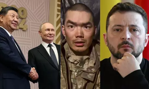 உக்ரைன் போரில் புது ட்விஸ்ட்.. ரஷியாவுக்காக சண்டையிட்ட சீன வீரர்கள் சிறைபிடிப்பு - ஜெலன்ஸ்கி