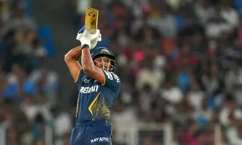 ஐபிஎல் 2025: சாய் சுதர்சன் அரைசதம்- ராஜஸ்தான் ராயல்ஸ்க்கு 218 ரன்கள் இலக்காக நிர்ணயித்தது குஜராத் டைட்டன்ஸ்