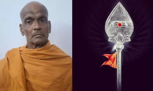 மருதமலை தனியார் மடத்தில் வெள்ளி வேல் திருடிய சாமியார் கைது