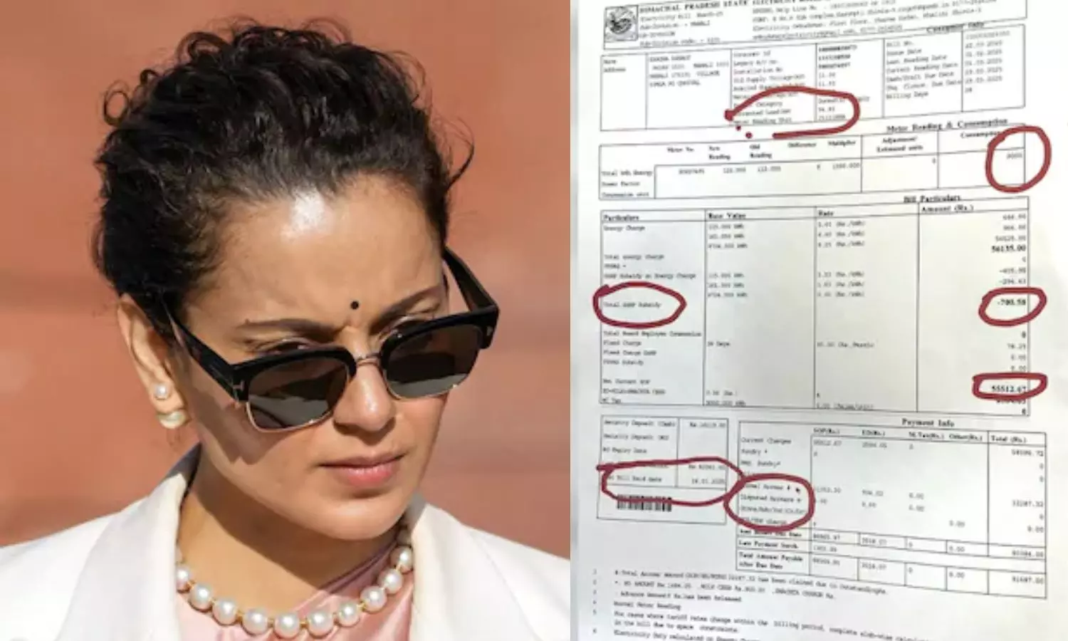 ஆளில்லாத வீட்டுக்கு மாதம் ரூ.1 லட்சம் மின் கட்டணம் - புழுங்கிய கங்கனா - கிழித்தெடுத்த மின் வாரியம்