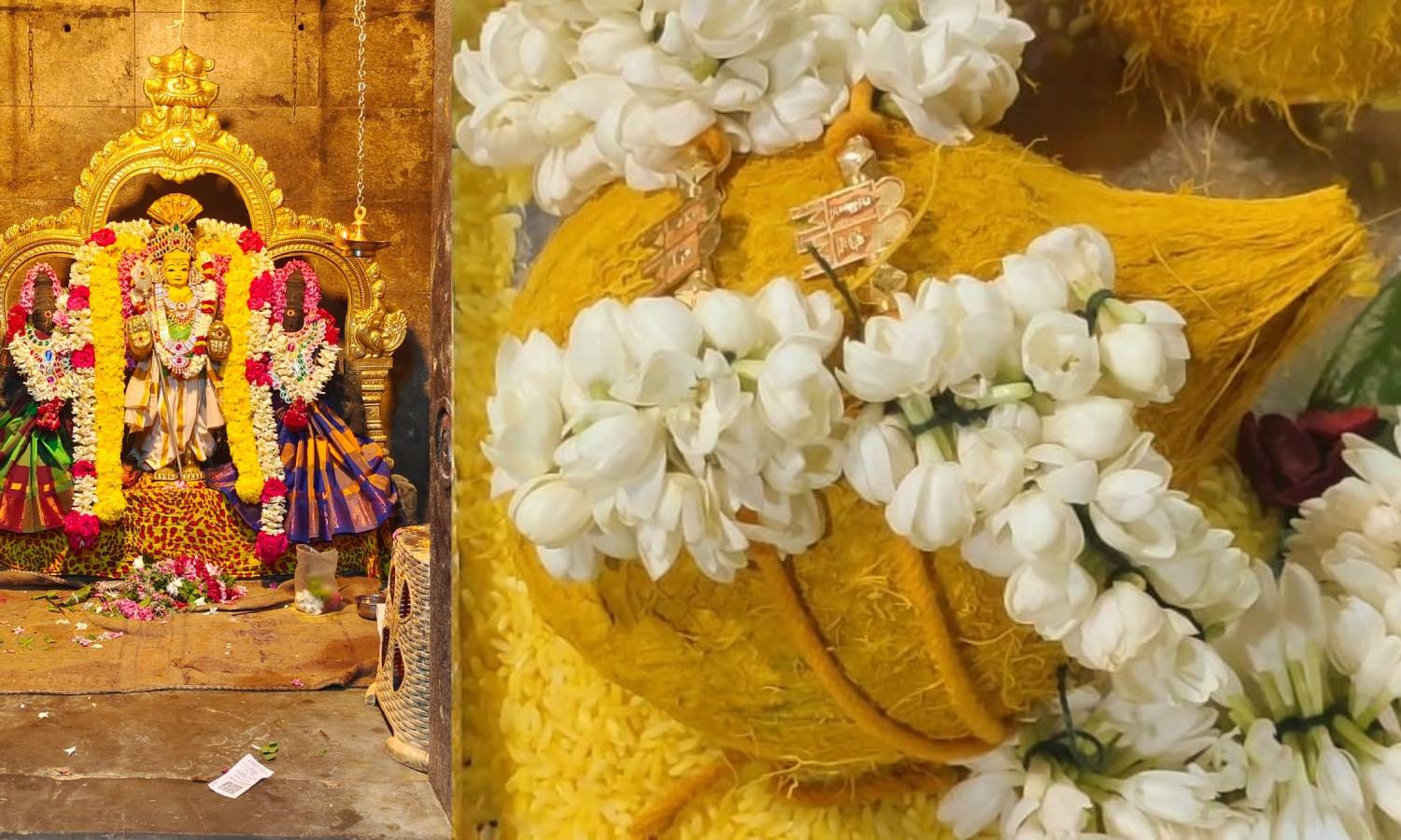 பங்குனி உத்திர திருவிழாவில் மாங்கல்யம் சுற்றி பூஜிக்கப்பட்ட தேங்காய் ரூ.52 ஆயிரத்துக்கு ஏலம்