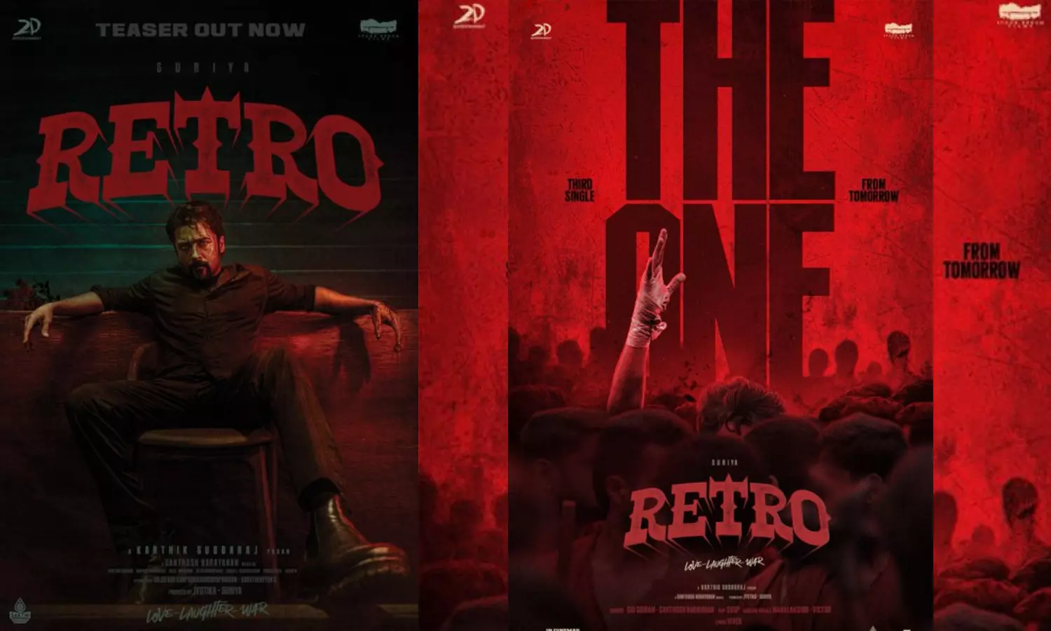Retro படத்தின் `The One பாடல் நாளை வெளியீடு Retro படத்தின் `The One பாடல் நாளை வெளியீடு