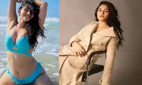 இதயம் முரளி படக்குழுவுடன் பிறந்தநாள் கொண்டாடிய கயாடு லோஹர்